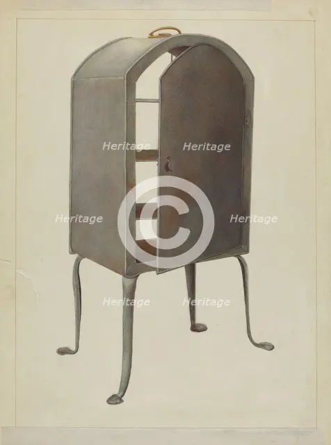Plate Warmer, 1935/1942. Creator: Samuel Fineman.