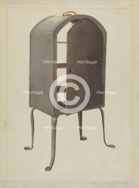 Plate Warmer, 1935/1942. Creator: Samuel Fineman.