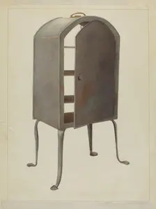 Plate Warmer, 1935/1942. Creator: Samuel Fineman