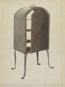 Plate Warmer, 1935/1942. Creator: Samuel Fineman