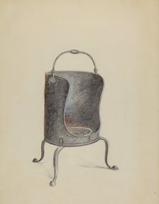 Plate Warmer, c. 1936. Creator: Richard Schoene