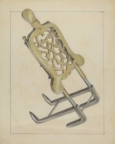 Plate Warmer, c. 1936. Creator: Suzanne Roy