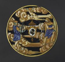 Plate with the Arms of the Pucci Family, 1532. Creator: Francesco Xanto Avelli (Italian, 1486/87-c. 1544)