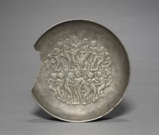 Plate with a Scene of Revelry, 400s. Creator: Unknown