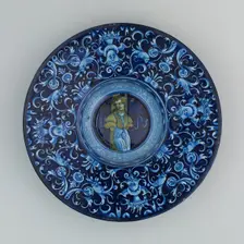 Plate with a Youth, Faenza, c. 1530. Creator: Unknown