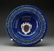 Plate with (Effaced) Arms of an Ecclesiastical Patron, Castelli, c. 1575/1600. Creator: Unknown