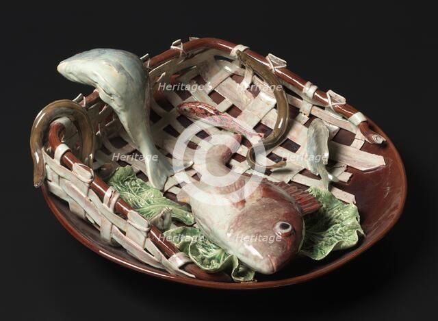 Plate with Fish, 1896. Creator: Unknown.