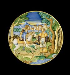 Plate with Picus and Circe, 1535