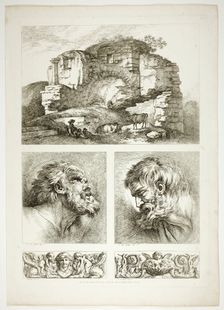 Plate Ten of 38 from Oeuvres de J. B. Huet, 1796–99. Creator: Jean Baptiste Marie Huet