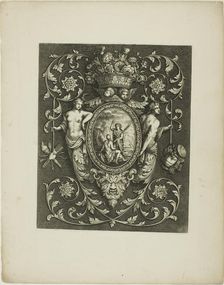 Plate Ten, from A New Book of Ornaments, 1704. Creator: Simon Gribelin