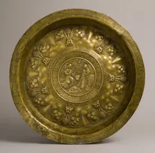 Plate, The Annunciation, German, late 15th century. Creator: Unknown
