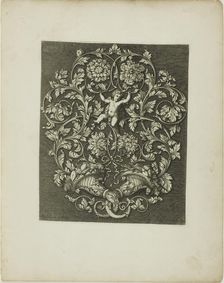 Plate Three, from A New Book of Ornaments, 1704. Creator: Simon Gribelin