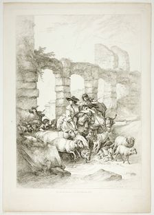 Plate Twelve of 38 from Oeuvres de J. B. Huet, 1796–99. Creator: Jean Baptiste Marie Huet