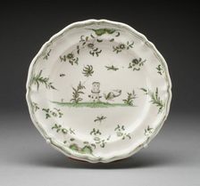 Plate, Varages, c. 1740/60. Creator: Unknown