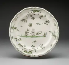 Plate, Varages, c. 1740/60. Creator: Unknown