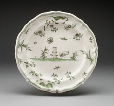 Plate, Varages, c. 1740/60. Creator: Unknown
