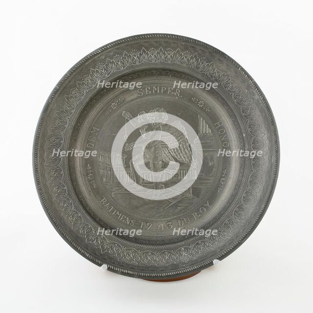 Plate, Vienna, 18th century; engraving probably 19th century. Creator: A. Karst.