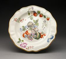 Plate, Vienna, c. 1735. Creator: Du Paquier Porcelain Manufactory