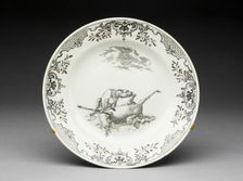 Plate, Vienna, c. 1735. Creator: Du Paquier Porcelain Manufactory