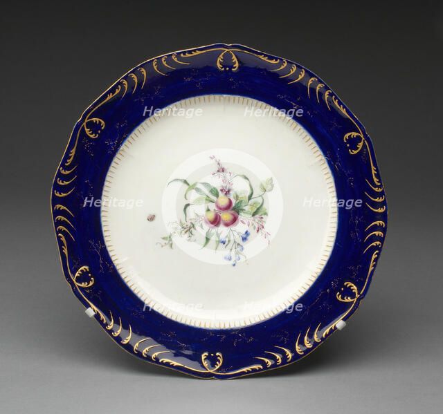 Plate, Vincennes, c. 1752. Creator: Vincennes Porcelain Manufactory.