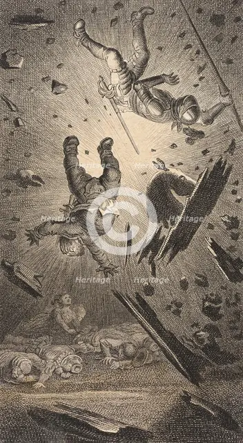 Plate XIII from Life and Adventures of the Knight Don Quixote de la Mancha, 1780. Creator: Daniel Berger.