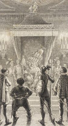 Plate XXI from Life and Adventures of the Knight Don Quixote de la Mancha, 1780. Creator: Daniel Berger