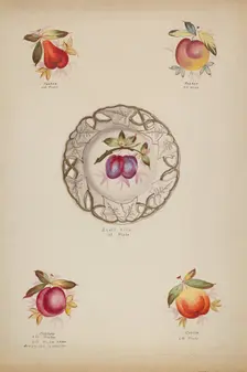Plates, c. 1936. Creator: J. Howard Iams