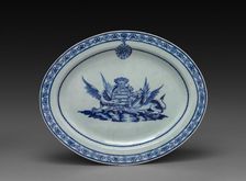 Platter, 1783. Creator: Unknown