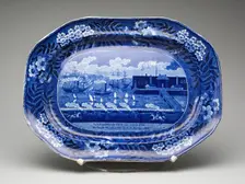 Platter, 1824/36. Creator: James and Ralph Clews