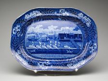Platter, 1824/36. Creator: James and Ralph Clews