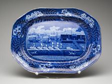 Platter, 1824/36. Creator: James and Ralph Clews