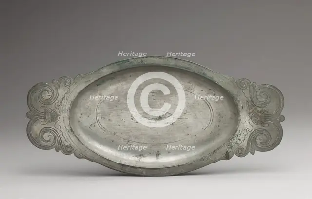 Platter with a Fish, Late Roman, 4th-5th century. Creator: Unknown.