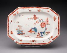 Platter, Bow, c. 1755. Creator: Bow Porcelain Factory