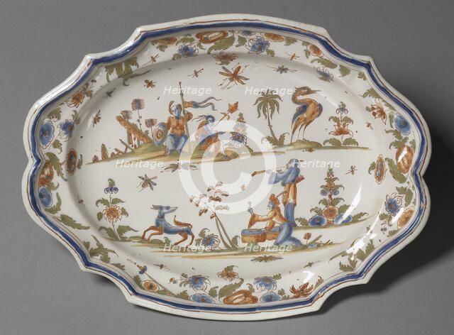 Platter, c. 1740. Creator: Unknown.