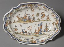Platter, c. 1740. Creator: Unknown