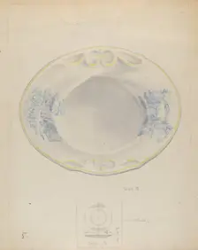 Platter, c. 1937. Creator: Joseph Sudek