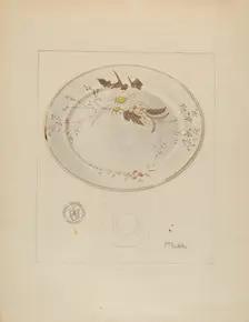 Platter, c. 1937. Creator: Joseph Sudek