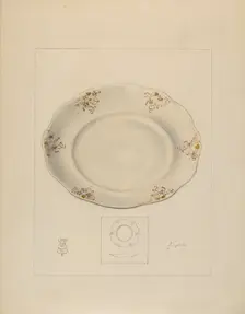 Platter, c. 1937. Creator: Joseph Sudek