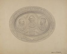 Platter, c. 1938. Creator: Paul Ward
