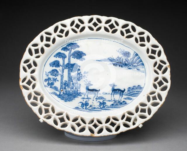 Platter, Dublin, c. 1740. Creator: Unknown.
