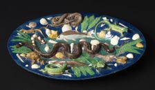 Platter, late 1500s. Creator: Bernard Palissy (French, 1510-1589), circle of