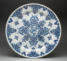 Platter, Rouen, c. 1700/20. Creator: Unknown
