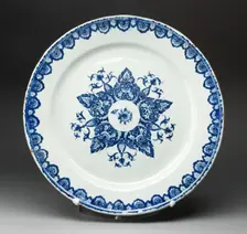 Platter, Rouen, c. 1700/20. Creator: Unknown