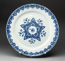 Platter, Rouen, c. 1700/20. Creator: Unknown