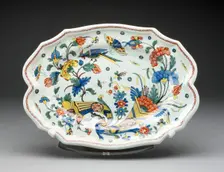 Platter, Rouen, c. 1760. Creator: Unknown