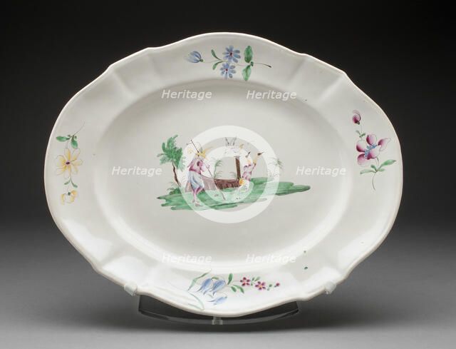 Platter, Strasbourg, c. 1770. Creator: Joseph Hannong.