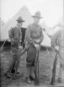 Plattsburg Reserve Officers Training Camp, 1916. Creator: Harris & Ewing