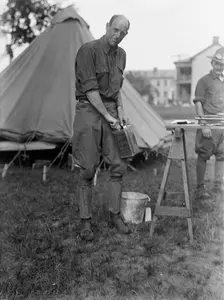 Plattsburg Reserve Officers Training Camp, 1916. Creator: Harris & Ewing