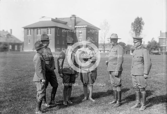 Plattsburg. Reserve Officers Training Camp, 1916. Creator: Harris & Ewing.
