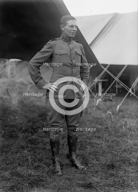 Plattsburg Reserve Officers Training Camp - Capt. Halstead Dorey, U.S.A., 4th Inf. Instructor, 1916. Creator: Harris & Ewing.